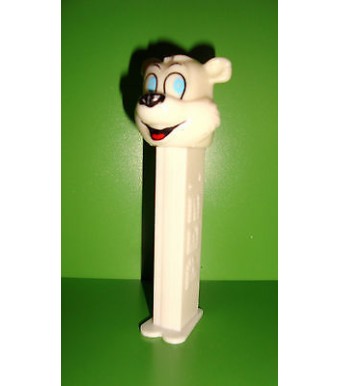 FIGURINE PEZ - US PATENT 4.966.305 HUNGARY - OURS BLANC WHITE BEAR