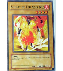 CARTE YU-GI-OH! SOLDAT DU FEU NOIR N°2 -SDP-F045  
