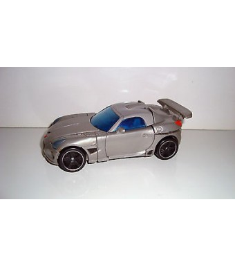 FIGURINE TRANSFORMERS AUTOBOT DECEPTICON CAR GRISE (13x6cm)