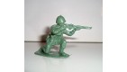 FIGURINE EN PLASTIQUE MONOCHROME SOLDAT ANNEE 70-80 U.S N°53 (4x6cm)