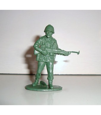 FIGURINE EN PLASTIQUE MONOCHROME SOLDAT ANNEE 70-80 U.S N°54 (5x4cm)