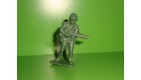 FIGURINE EN PLASTIQUE MONOCHROME SOLDAT U.S  ANNEE 70-80 N°87 (4x3cm)