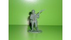 FIGURINE EN PLASTIQUE MONOCHROME SOLDAT U.S  ANNEE 70-80 N°85 (6x4cm)