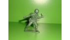 FIGURINE EN PLASTIQUE MONOCHROME SOLDAT U.S  ANNEE 70-80 N°89 (5x4cm)