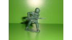 FIGURINE EN PLASTIQUE MONOCHROME SOLDAT U.S  ANNEE 70-80 N°94 (4x4cm)