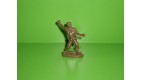 FIGURINE EN PLASTIQUE MONOCHROME SOLDAT U.S  ANNEE 70-80 N°96 (6x5cm)