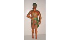POUPEE MANNEQUIN ACTION MAN ARTICULE - INDIEN AVEC SARBACANE (28x12cm)
