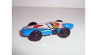 ANCIEN VEHICULE TOLE BLEU COURSE TOYS MADE IN JAPAN  (4x1,5cm)