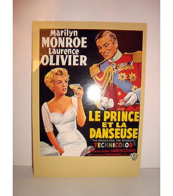 CARTE POSTALE CINEMA - LE PRINCE ET LA DANSEUSE MARILYN MONROE LAURENCE OLIVIER