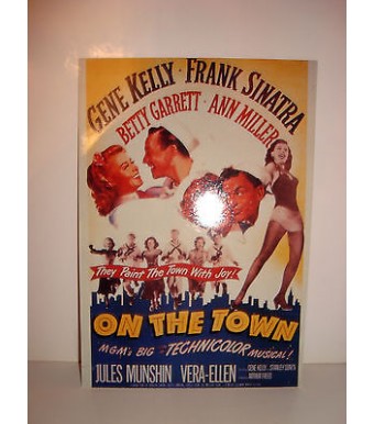 CARTE POSTALE CINEMA - ON THE TOWN SINATRA 