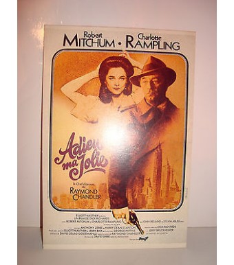 CARTE POSTALE CINEMA - ADIEU MA JOLIE ROBERT MITCHUM