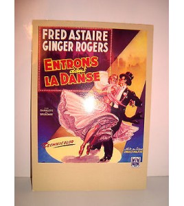 CARTE POSTALE CINEMA - ENTRONS DANS LA DANSE FRED ASTAIRE  GINGER ROGERS 