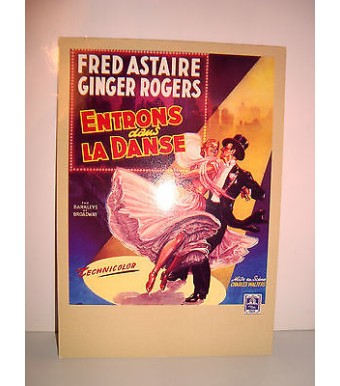 CARTE POSTALE CINEMA - ENTRONS DANS LA DANSE FRED ASTAIRE  GINGER ROGERS 