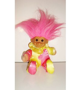 FIGURINE TROLL CLOWN ARLEQUIN (24x15cm)