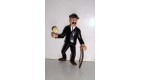 FIGURINE TINTIN HERGE - DUPONT ET DUPOND PLASTOY 1994 (8x6cm)