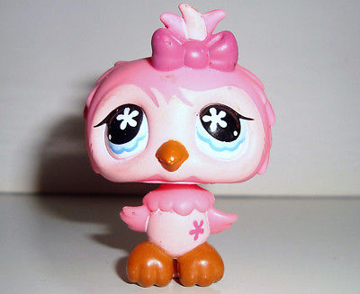 Figurine LPS #493 Hibou/Chouette - Littlest Pet Shop Hasbro - Occasion