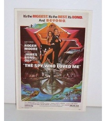 CARTE POSTALE CINEMA  - JAMES BOND THE SPY WHO LOVED ME 