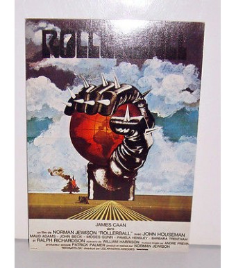 CARTE POSTALE CINEMA  - ROLLERBALL 