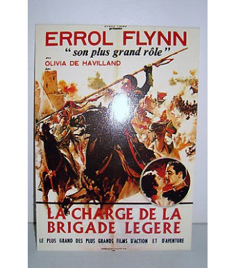 CARTE POSTALE CINEMA - LA CHARGE DE LA BRIGADE LEGERE