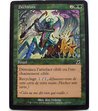 DECHIRURE - RITUEL - VF CARTE MTG MAGIC