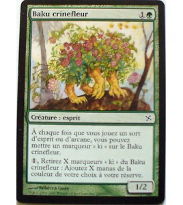 BAKU CRINEFLEUR - CREATURE ESPRIT - VF CARTE MTG MAGIC  
