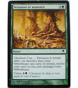 FENAISON ET SEMENCE - RITUEL - VF CARTE MTG MAGIC