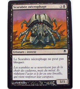 SCARABEE NECROPHAGE - CREATURE INSECTE - VF CARTE MTG MAGIC 
