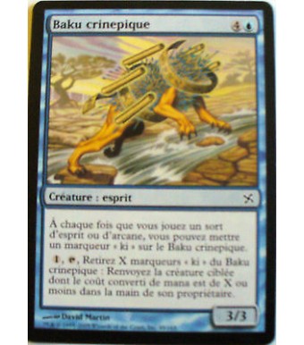 BAKU CRINEPIQUE - CREATURE ESPRIT - VF CARTE MTG MAGIC  