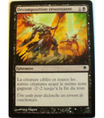 DECOMPOSITION RESONNANTE - EPHEMERE - VF CARTE MTG MAGIC