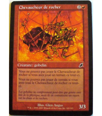 CHEVAUCHEUR DE ROCHER - CREATURE GOBELIN - VF CARTE MTG MAGIC  