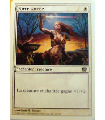 FORCE SACREE - ENCHANTER CREATURE - VF CARTE MTG MAGIC