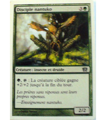 DISCIPLE NANTUKO - CREATURE INSECTE ET DRUIDE - VF CARTE MTG MAGIC  