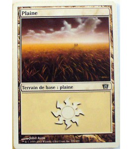 PLAINE - TERRAIN DE BASE PLAINE - VF CARTE MTG MAGIC 