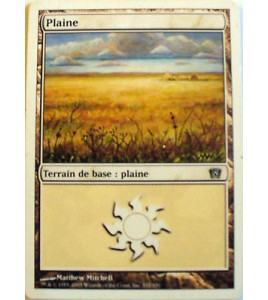 PLAINE - TERRAIN DE BASE PLAINE - VF CARTE MTG MAGIC 