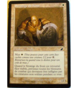 STRATEGE DU FRONT - CREATURE SOLDAT - VF CARTE MTG MAGIC