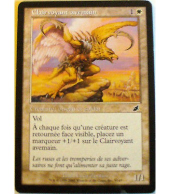 CLAIRVOYANT AVEMAIN - CREATURE OISEAU ET SOLDAT - VF CARTE MTG MAGIC