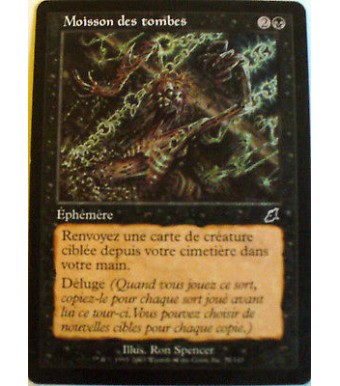MOISSON DES TOMBES - EPHEMERE - VF CARTE MTG MAGIC