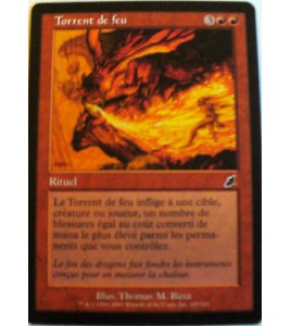 TORRENT DE FEU - RITUEL - VF CARTE MTG MAGIC 