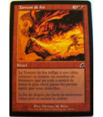 TORRENT DE FEU - RITUEL - VF CARTE MTG MAGIC 