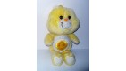 PELUCHE VINTAGE 80'S PELUCHE BISOUNOURS JAUNE CARE BEARS YELLOW GROSJOJO 