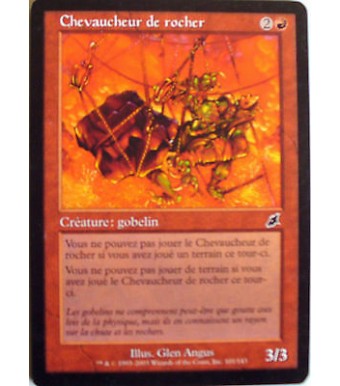 CHEVAUCHEUR DE ROCHER - CREATURE GOBELIN - VF CARTE MTG MAGIC