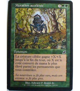 MUTATION ACCELEREE - EPHEMERE - VF CARTE MTG MAGIC