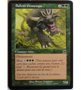 BULVOX TITANESQUE - CREATURE BETE - VF CARTE MTG MAGIC   