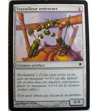 TRAVAILLEUR ENTRAVARC -CREATURE ARTEFACT LINGOT DE SOMBRACIER VF CARTE MTG MAGIC
