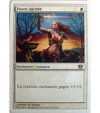 FORCE SACREE - ENCHANTER CREATURE - VF CARTE MTG MAGIC
