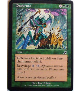 DECHIRURE - RITUEL LINGOT DE SOMBRACIER - ARTEFACT - VF CARTE MTG MAGIC  
