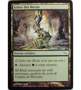 ARBRE DES RECITS - TERRAIN ARTEFACT - VF CARTE MTG MAGIC 