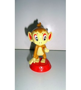 FIGURINE NINTENDO POKEMON OFFICIELLE 2007 - OUISTICRAM CHIMCHAR HIKOZARU (8x4cm)