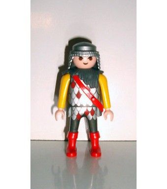 FIGURINE PLAYMOBIL N°167 - CHEVALIER MECHANT (7x4cm)
