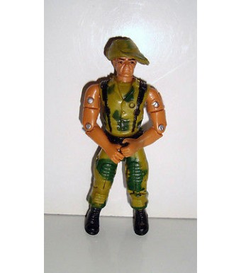 FIGURINE STYLE GI JOE - 1986 MILITAIRE (10x4cm)